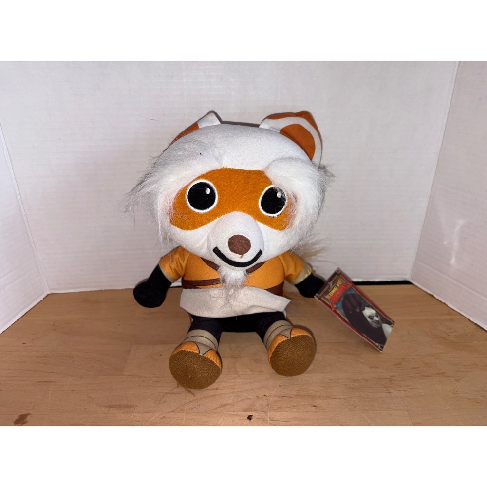 DreamWorks Kung Fu Panda Master Shifu Plush 6" Stuffed Animal Toy Factory NWT
